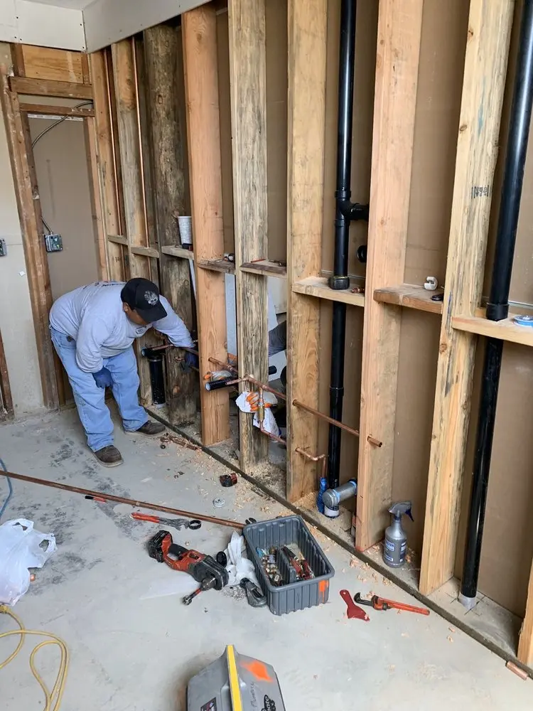 Commercial rough-in plumbing for Gas Line Repair in Ontelaunee Heights